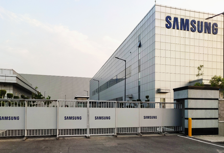 A Sit-in protest Held by About 500 Samsung India Factory Workers in Latest Dispute